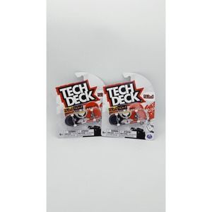 Tech Deck Fingerboard Skateboards - BLIND red & black design Lot of 2